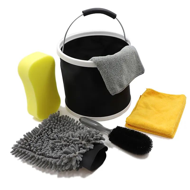 Amazing Car Cleaning 7 Piece Set Car Sponge with Handle