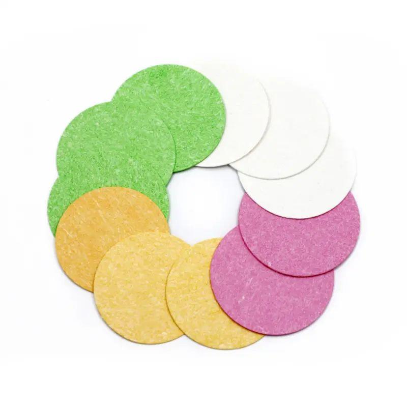 Compressed Cellulose Makeup Powder Puff Cleaning Cream Sponge