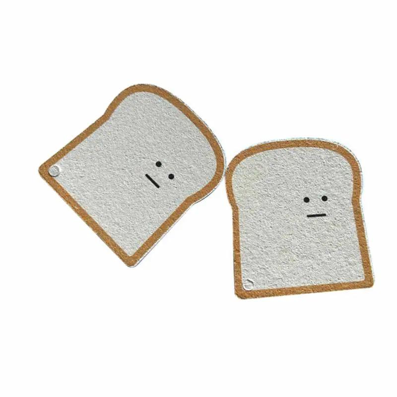 Cute Bread Slice Compressed Cellulose Sponge