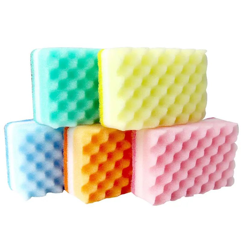 Scrub Environment Clean Three-Layer Compound Kitchen Sponge