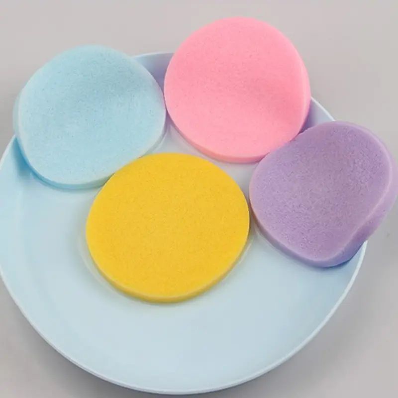 Makeup Removal Sponge Wash Round Compressed Face Cleansing Sponge