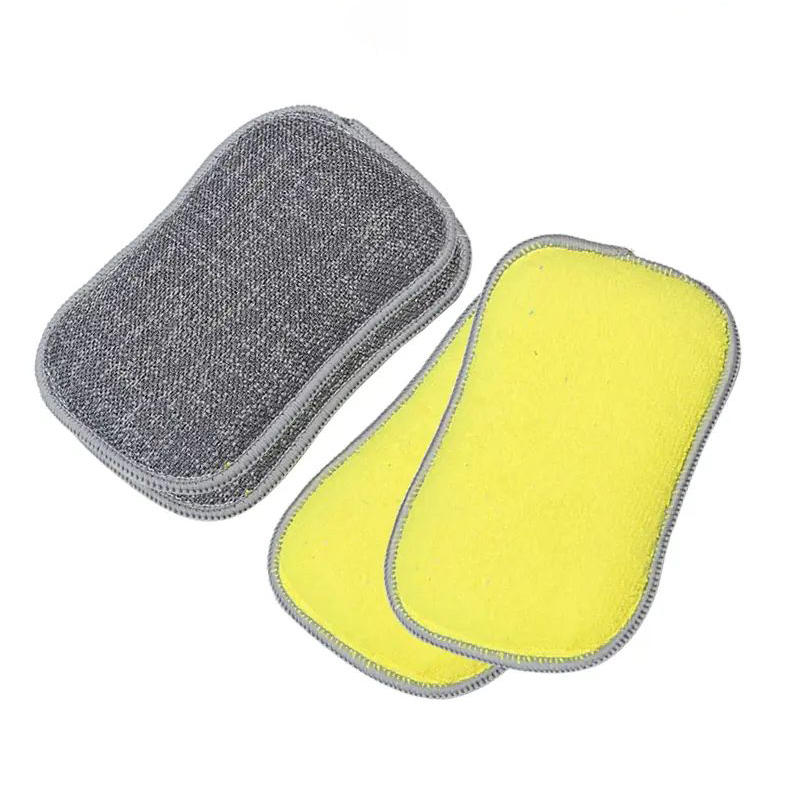 Professional Microfiber Scrub Scouring Wiping N Wipe Cleaning Sponge Pads