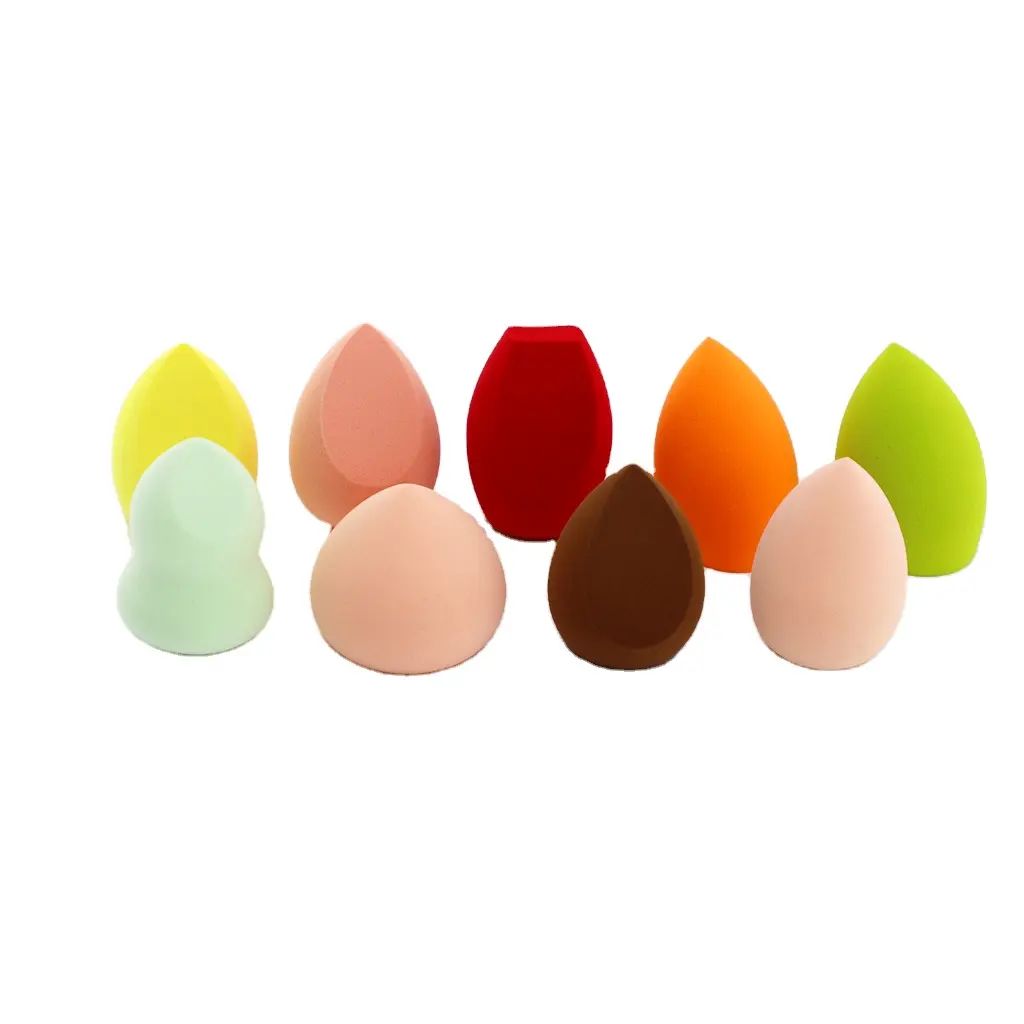 Custom Printed Makeup Sponge Blender Colorful Beauty Make up Sponge with Box