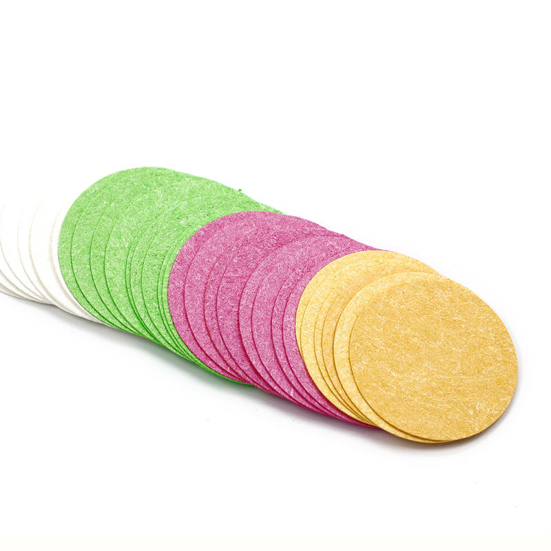 Compressed  cellulose makeup powder puff cleaning cream sponge